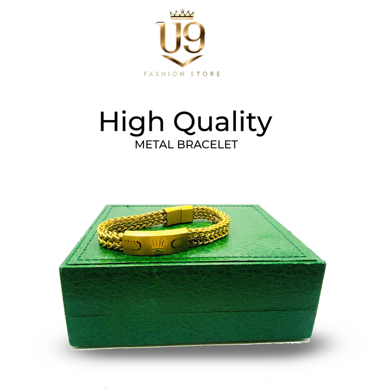 Versace – Golden Crown Link Bracelet